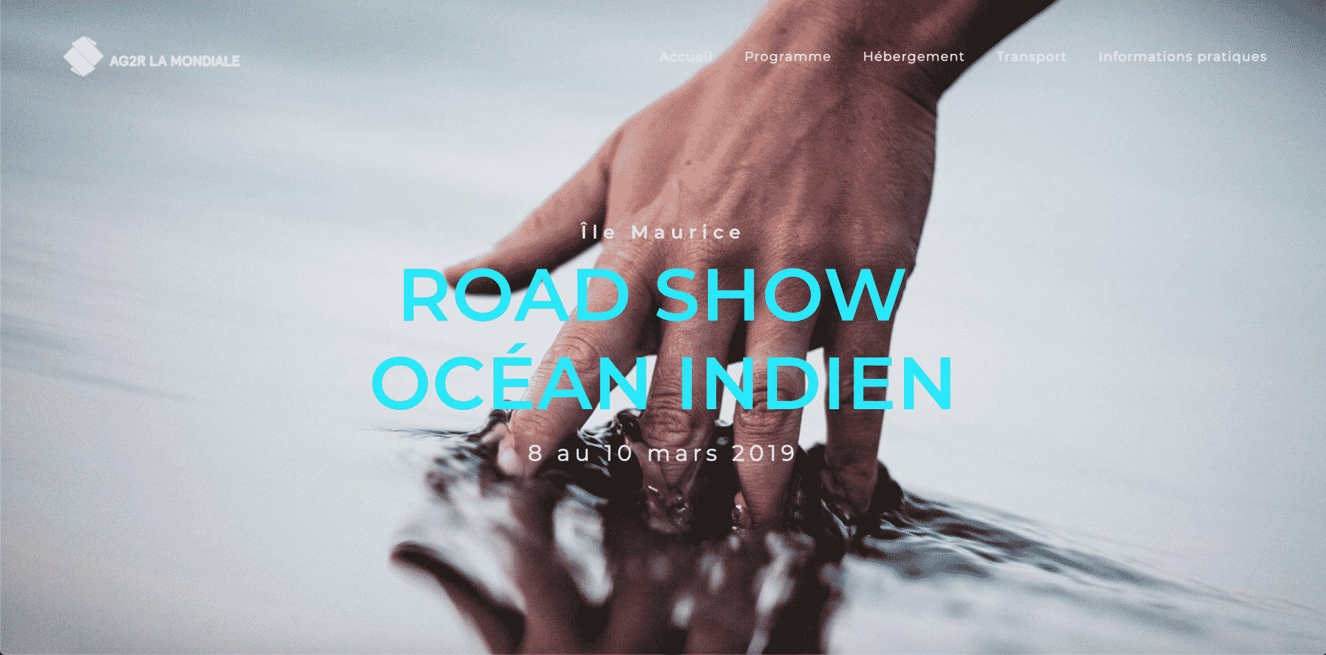 Agence Paris Beauté 3 road show ocean indien site